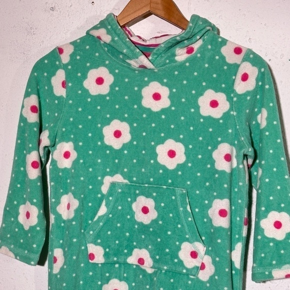 Mini Boden Floral Print Hooded Swim Cover Up Size 7-8Y Kids - Picture 2 of 13